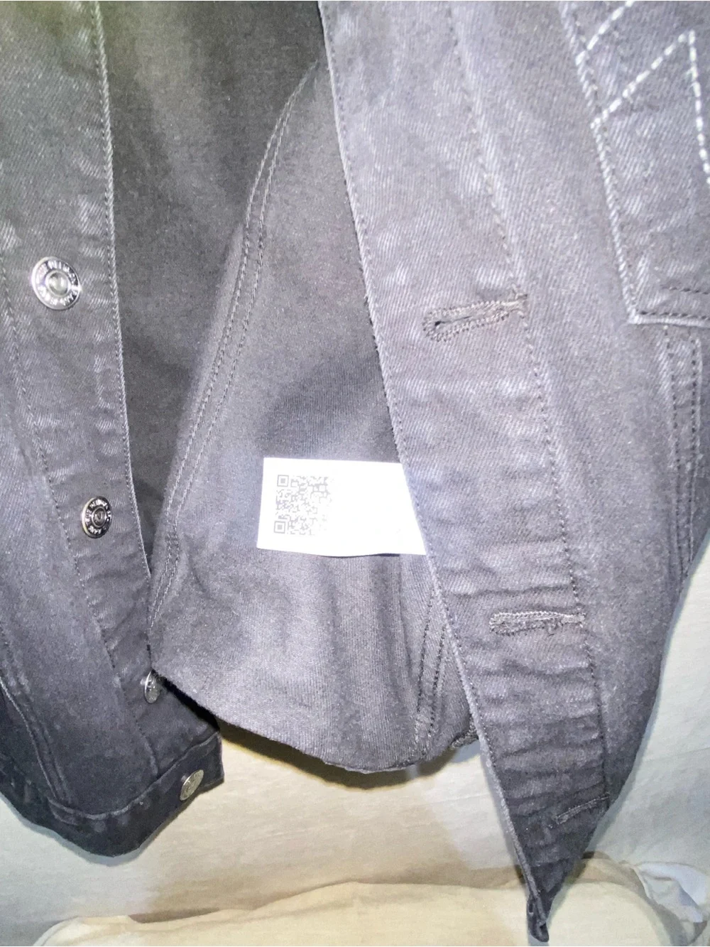 True Religion Kids Black Denim Trucker Jacket